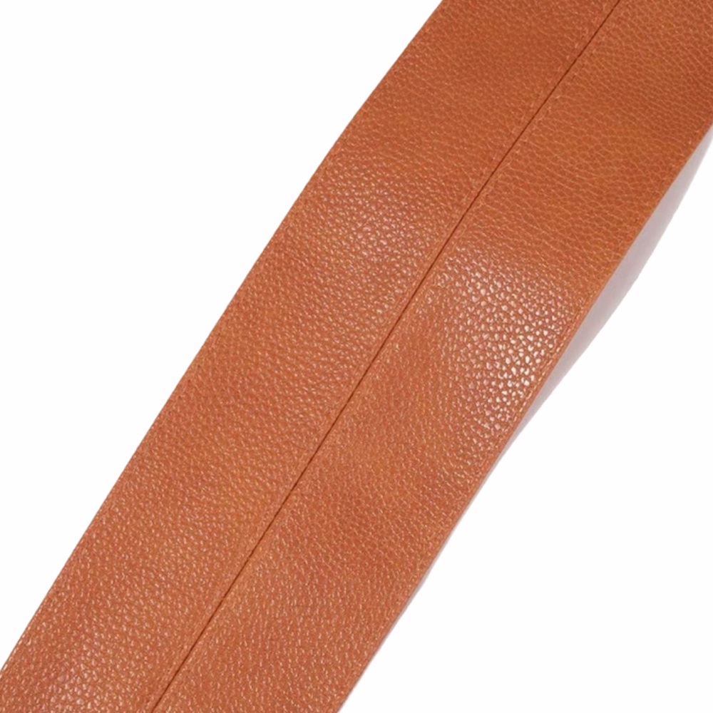 Plus Size Brown PU Leather Wrap Belt - Picture 4 of 4